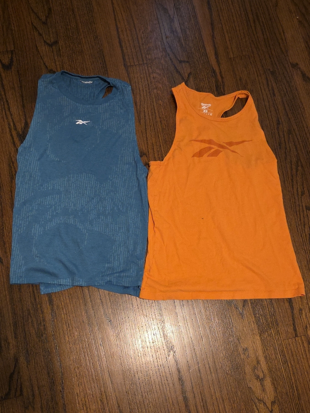 Reebok Womens Tank Tops in Blue and Orange Size XS